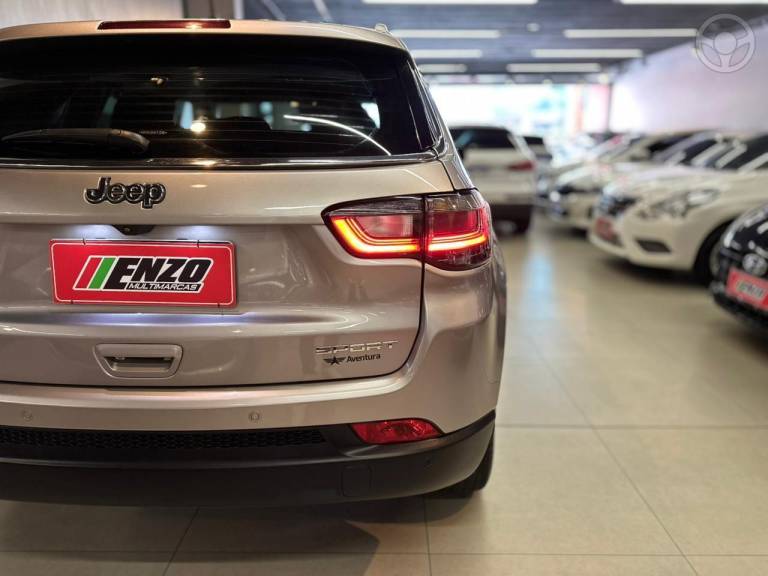 JEEP - COMPASS 1.3 SPORT T270 16V TURBO FLEX 4P AUTOMÁTICO - 2021/2022 - PRATA - R$ 112.900,00