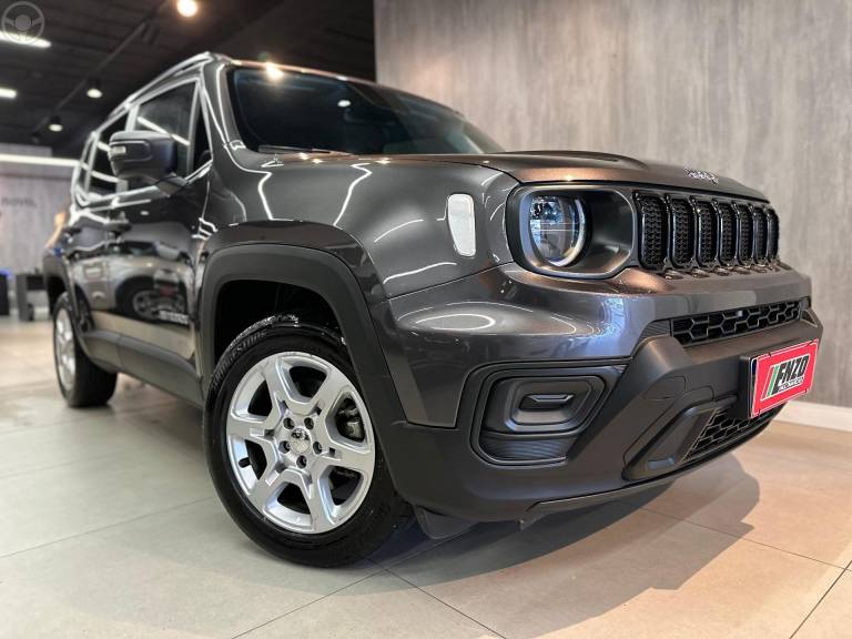 JEEP - RENEGADE 1.3 SPORT T270 16V TURBO FLEX 4P AUTOMÁTICO - 2022/2022 - CINZA - R$ 108.900,00