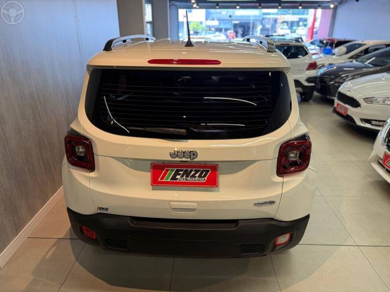 JEEP - RENEGADE 1.8 16V FLEX LONGITUDE 4P AUTOMÁTICO - 2019/2020 - BRANCA - R$ 81.900,00