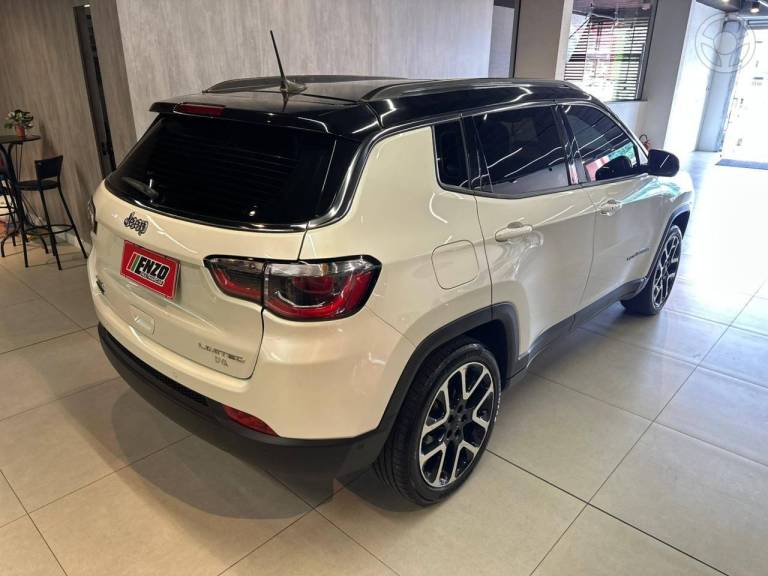 JEEP - COMPASS 2.0 16V DIESEL LIMITED 4X4 AUTOMÁTICO - 2020/2020 - BRANCA - R$ 123.900,00