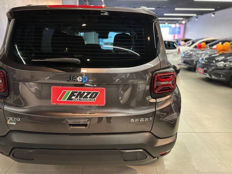 JEEP - RENEGADE 1.3 SPORT T270 16V TURBO FLEX 4P AUTOMÁTICO - 2022/2022 - CINZA - R$ 108.900,00