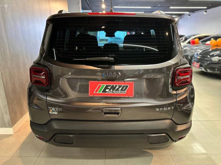 JEEP - RENEGADE 1.3 SPORT T270 16V TURBO FLEX 4P AUTOMÁTICO - 2022/2022 - CINZA - R$ 108.900,00