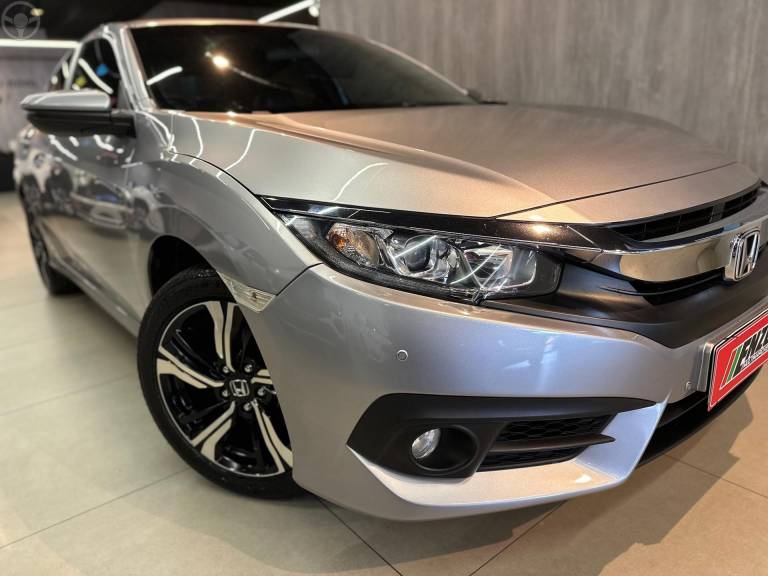 HONDA - CIVIC 2.0 16V FLEXONE EX 4P CVT - 2016/2017 - PRATA - R$ 107.900,00