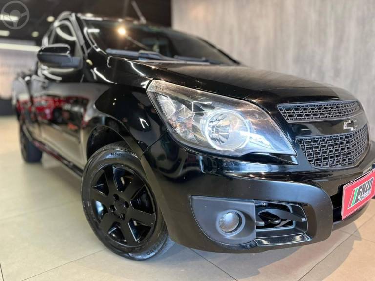 CHEVROLET - MONTANA 1.4 MPFI SPORT CS 8V FLEX 2P MANUAL - 2010/2011 - PRETA - R$ 47.900,00