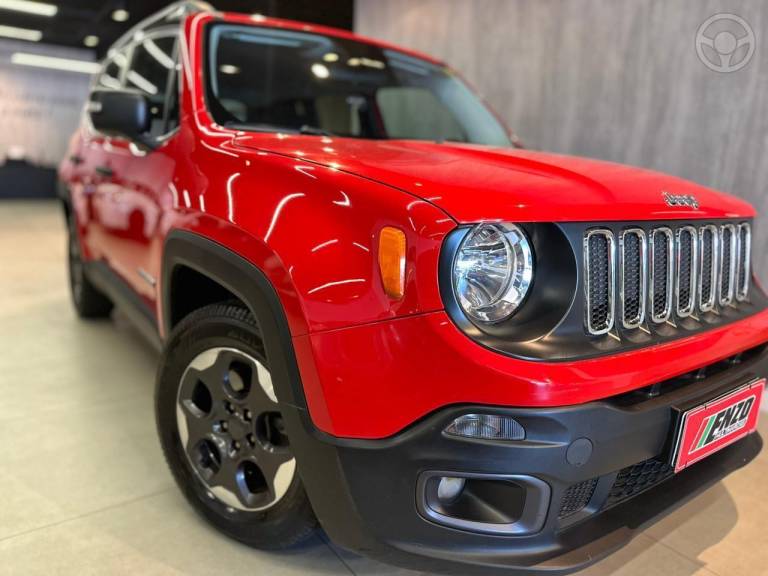 JEEP - RENEGADE 1.8 16V FLEX SPORT 4P AUTOMÁTICO - 2016/2016 - VERMELHA - R$ 71.900,00