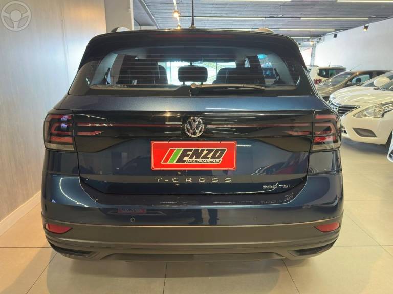 VOLKSWAGEN - T-CROSS 1.0 TSI 12V FLEX 4P AUTOMÁTICO - 2021/2021 - AZUL - R$ 94.900,00