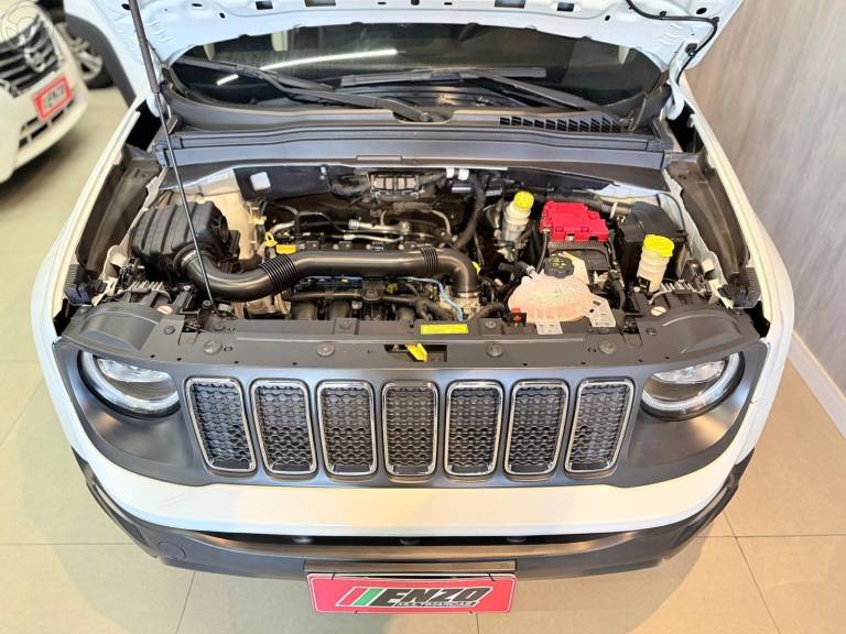 JEEP - RENEGADE 1.8 16V FLEX LONGITUDE 4P AUTOMÁTICO - 2019/2020 - BRANCA - R$ 81.900,00