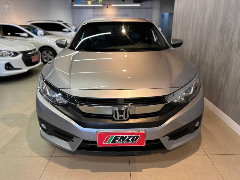 HONDA - CIVIC 2.0 16V FLEXONE EX 4P CVT - 2016/2017 - PRATA - R$ 107.900,00
