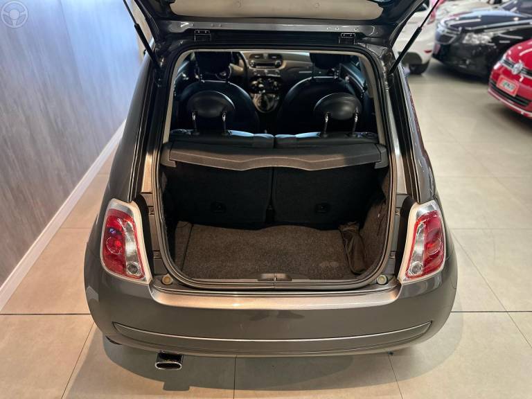 FIAT - 500 1.4 CULT 8V FLEX 2P MANUAL - 2011/2012 - CINZA - R$ 42.900,00