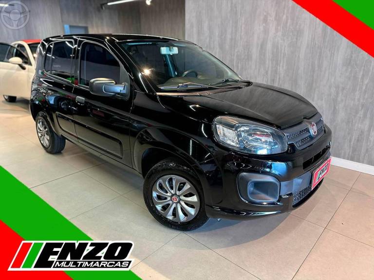FIAT - UNO 1.0 EVO ATTRACTIVE 8V FLEX 4P MANUAL - 2018/2019 - PRETA - R$ 43.900,00