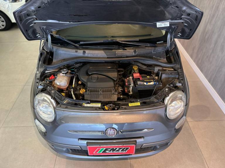 FIAT - 500 1.4 CULT 8V FLEX 2P MANUAL - 2011/2012 - CINZA - R$ 42.900,00