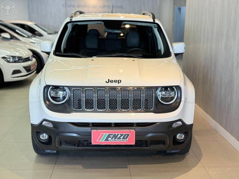 JEEP - RENEGADE 1.8 16V FLEX LONGITUDE 4P AUTOMÁTICO - 2019/2020 - BRANCA - R$ 81.900,00