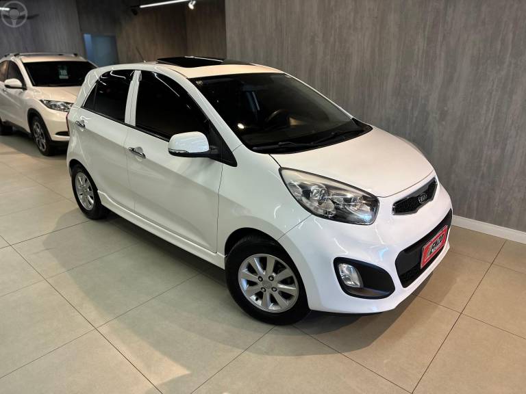 KIA MOTORS - PICANTO 1.0 EX4 12V FLEX 4P MANUAL - 2012/2013 - BRANCA - R$ 38.900,00