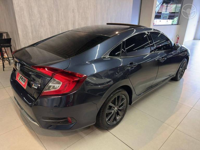 HONDA - CIVIC 1.5 16V TOURING TURBO 4P AUTOMÁTICO - 2019/2020 - AZUL - R$ 139.900,00