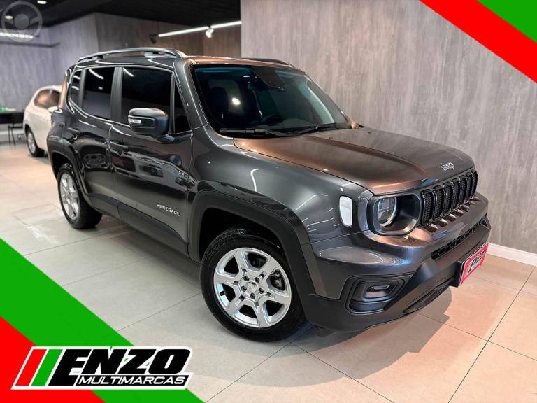 JEEP - RENEGADE 1.3 SPORT T270 16V TURBO FLEX 4P AUTOMÁTICO - 2022/2022 - CINZA - R$ 108.900,00