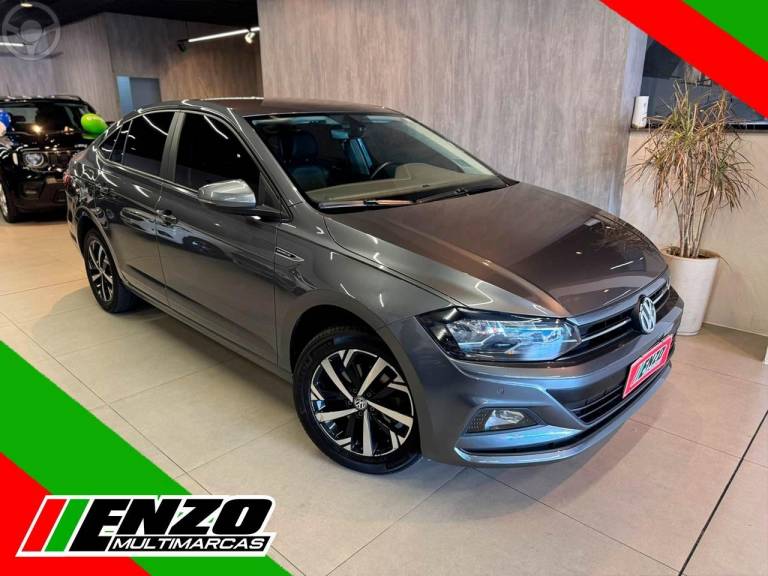 VOLKSWAGEN - VIRTUS 1.0 200 TSI COMFORTLINE AUTOMÁTICO - 2021/2022 - CINZA - R$ 90.900,00