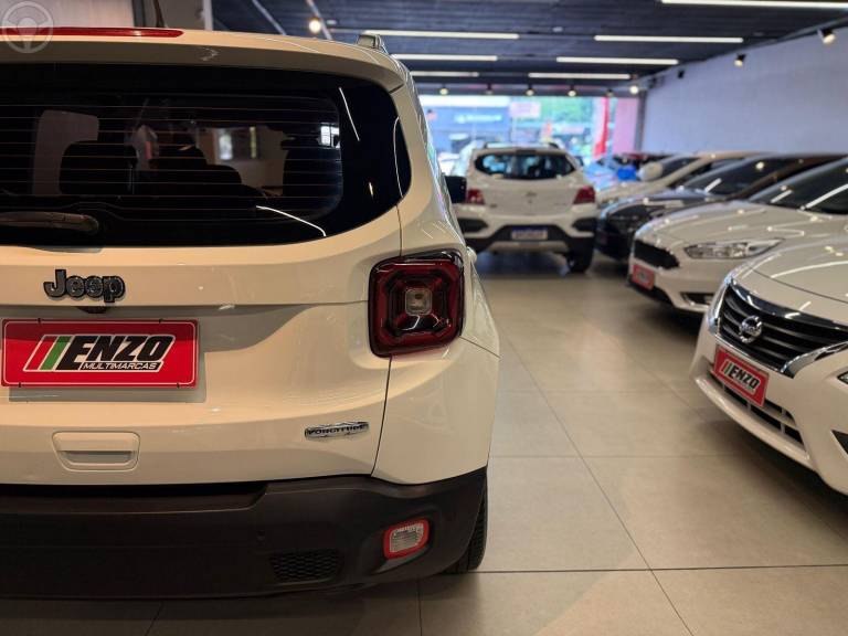 JEEP - RENEGADE 1.8 16V FLEX LONGITUDE 4P AUTOMÁTICO - 2019/2020 - BRANCA - R$ 81.900,00