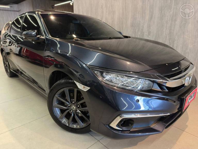 HONDA - CIVIC 1.5 16V TOURING TURBO 4P AUTOMÁTICO - 2019/2020 - AZUL - R$ 139.900,00
