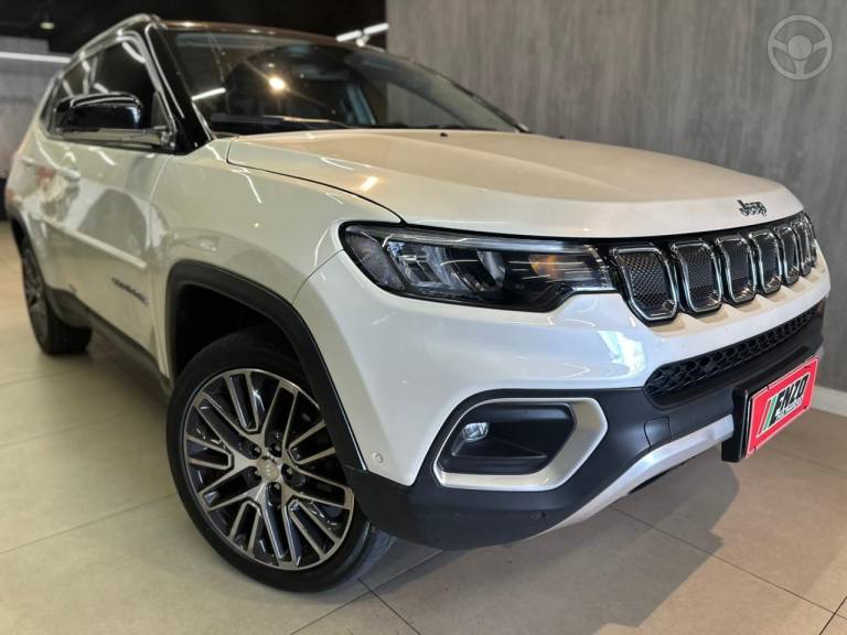 JEEP - COMPASS 2.0 LIMITED TD350 TURBO DIESEL 4X4 4P AUTOMÁTICO - 2022/2023 - BRANCA - R$ 161.900,00