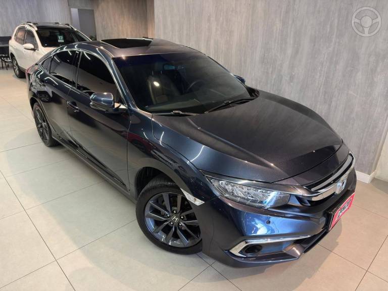 HONDA - CIVIC 1.5 16V TOURING TURBO 4P AUTOMÁTICO - 2019/2020 - AZUL - R$ 139.900,00