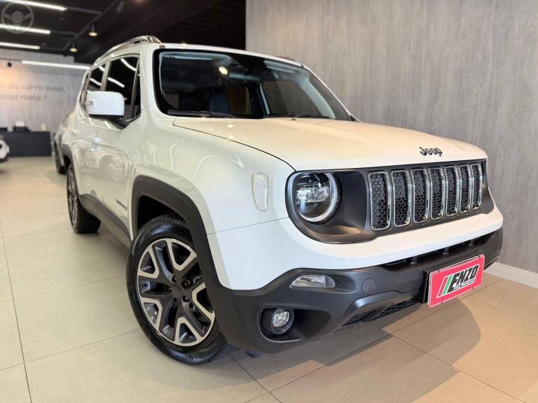 JEEP - RENEGADE 1.8 16V FLEX LONGITUDE 4P AUTOMÁTICO - 2019/2020 - BRANCA - R$ 81.900,00