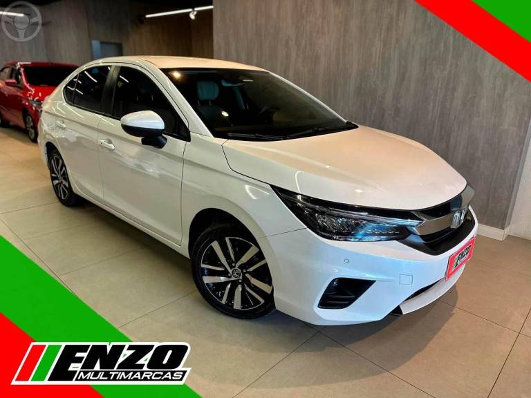 HONDA - CITY 1.5 SEDAN TOURING 16V FLEX 4P AUTOMÁTICO - 2022/2022 - BRANCA - R$ 107.900,00